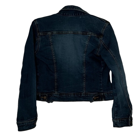 Angels Jean Jacket Womens Small Blue Denim Button Up Casual Stretch - Picture 2 of 8